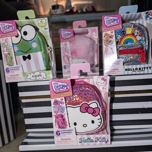Set of 4 hello kitty and friends real littles mini backpacks
